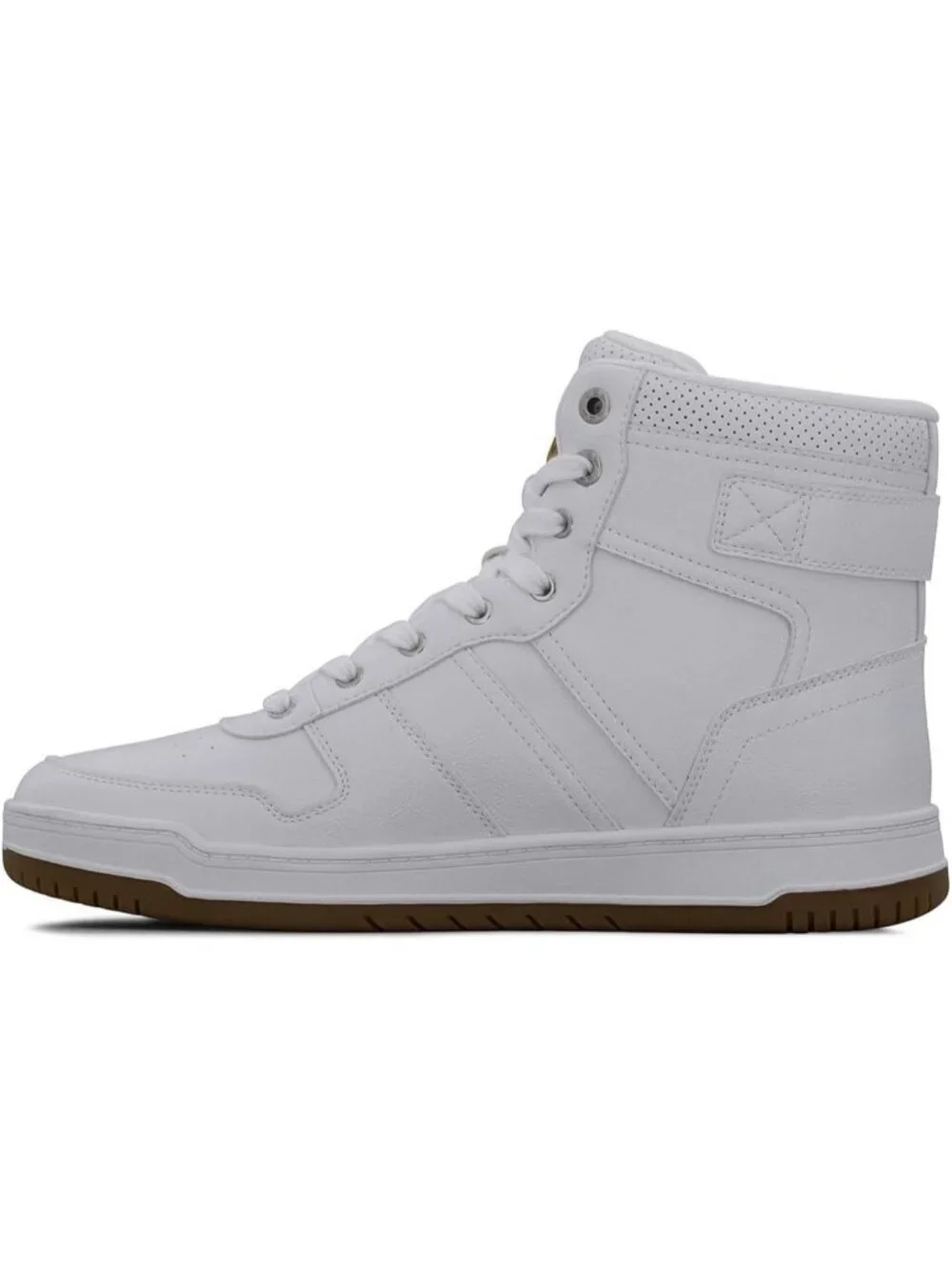 Women's White Tennis Shoes Classic Pull On High Top Athletic Running Sneakera